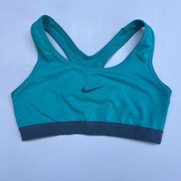 Nike Turquoise Sports Bra size Small - Picture 1 of 3